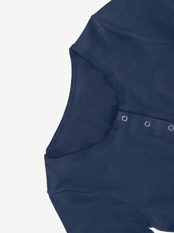 Valantomode | Ultra Compression Scoop Neck Long Sleeve Thong Shapewear Bodysuit