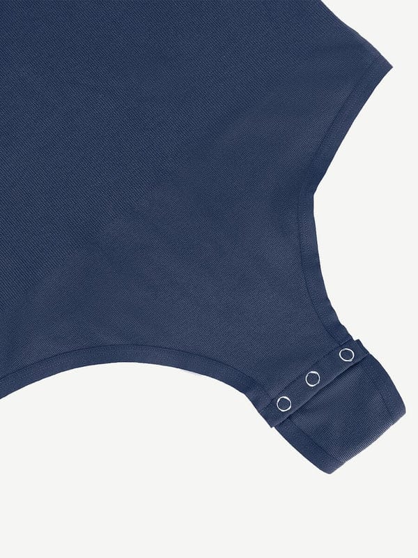 Valantomode | Ultra Compression Scoop Neck Long Sleeve Thong Shapewear Bodysuit