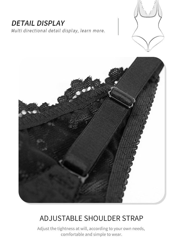 Valantomode | Lace Shaping Bodysuit for Tummy Control