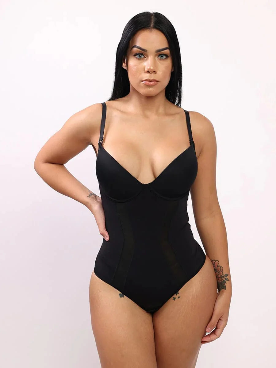 Valantomode | Low Back Tummy Control One Piece Shaper Bodysuit