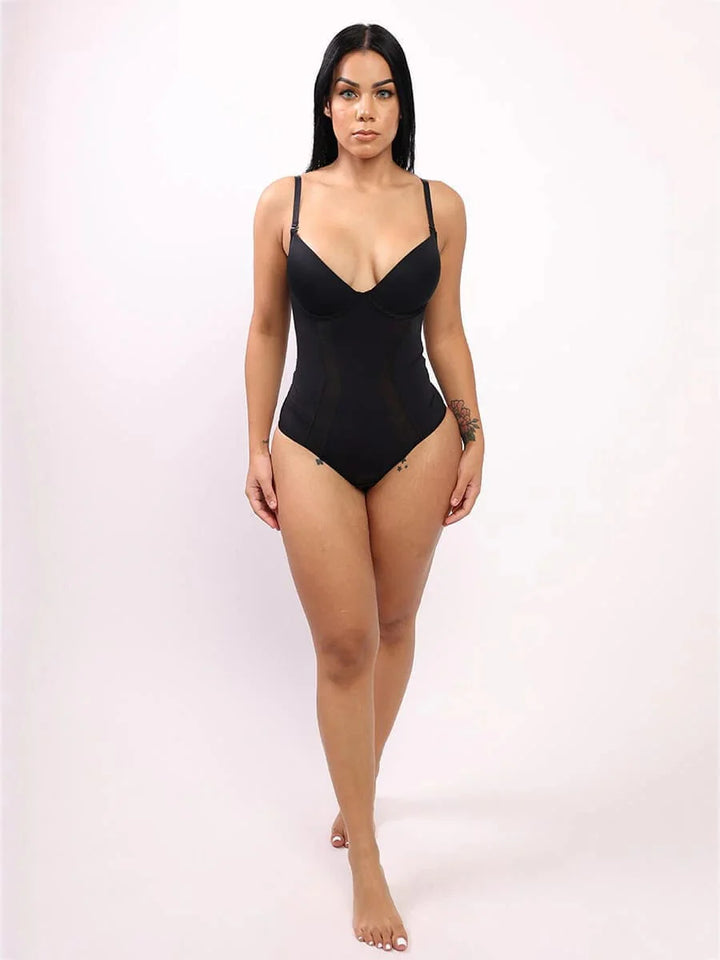 Valantomode | Low Back Tummy Control One Piece Shaper Bodysuit