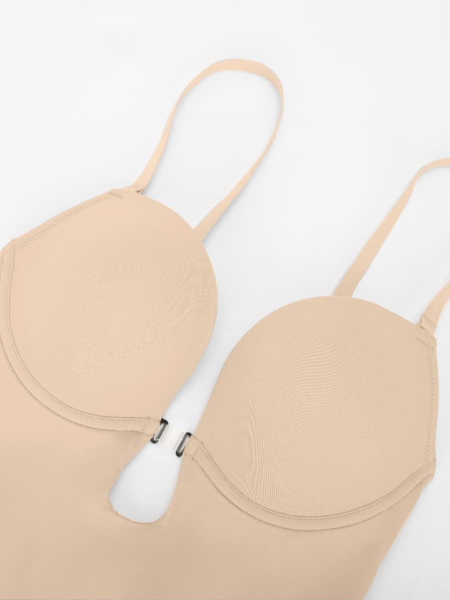 Valantomode | Low Back Shapewear Bodysuit with One Piece Thong Design