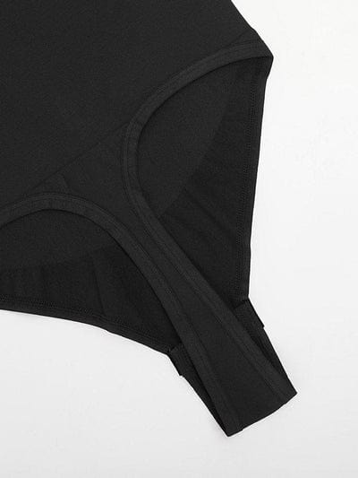 Valantomode | One-Shoulder Shapewear Bodysuit with Tummy Control