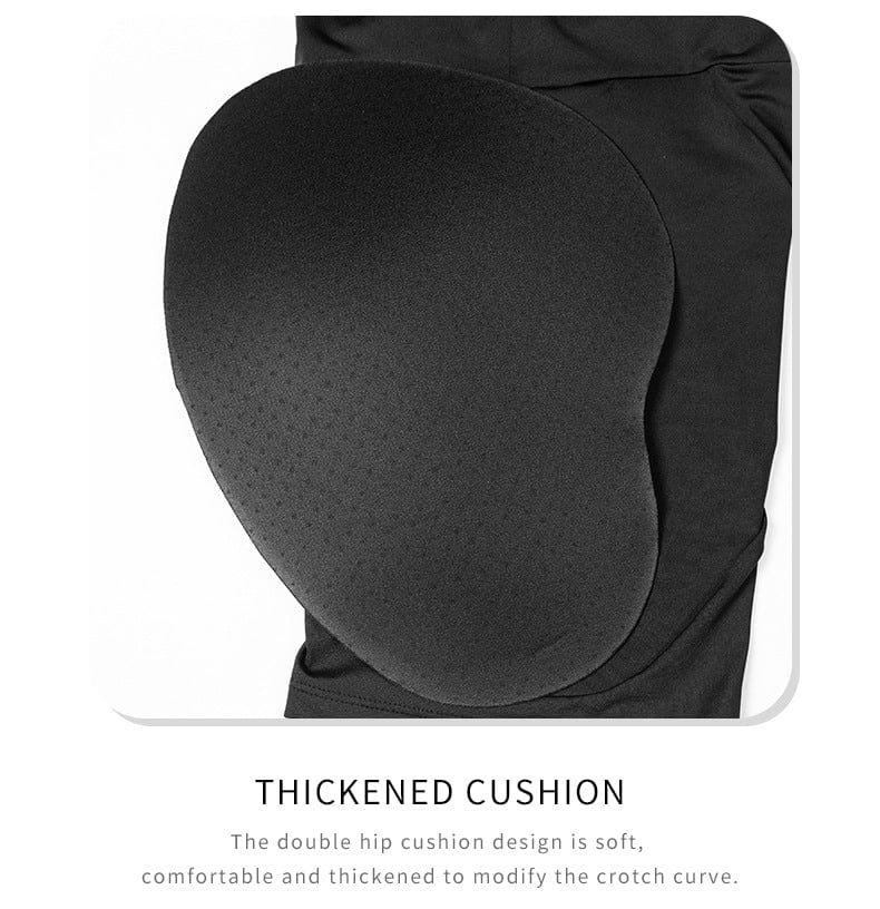 Valantomode | Removable Hip Pads Open Bust Shapewear Bodysuit