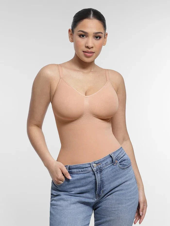 Valantomode | Smooth Shapewear Bodysuit with Tummy Control and Integrated Bust Support