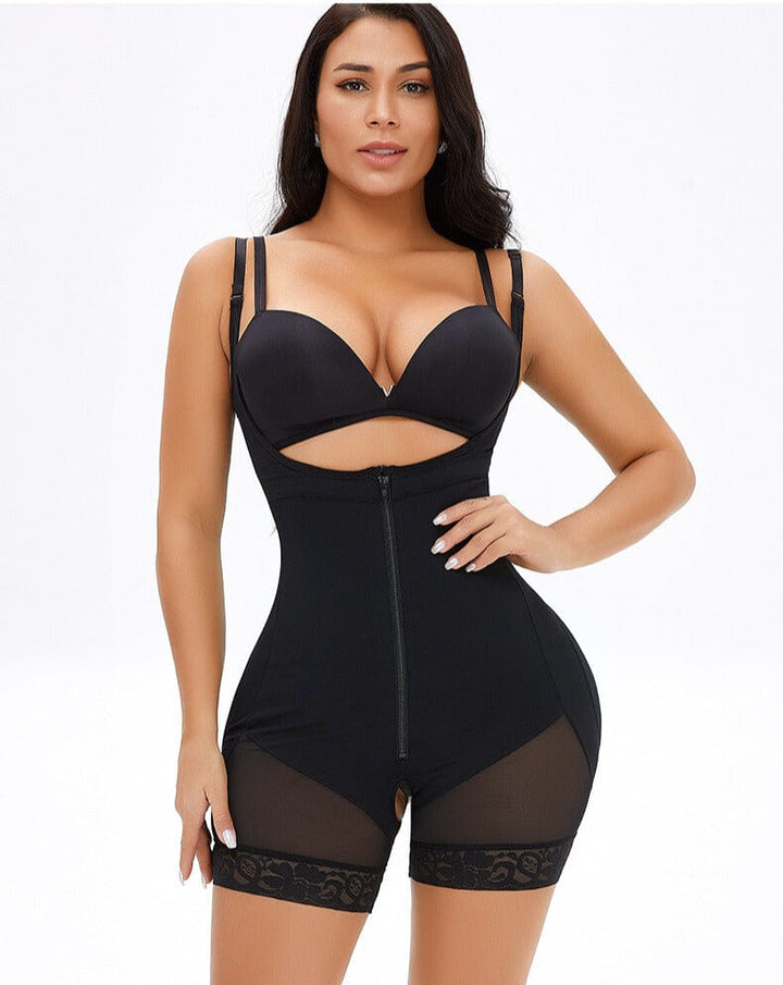 Valantomode | Smooth Tummy Control Open Bust Shapewear Bodysuit