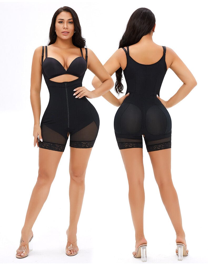 Valantomode | Smooth Tummy Control Open Bust Shapewear Bodysuit