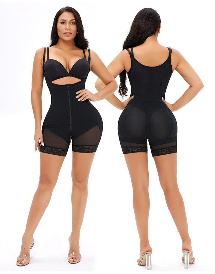 Valantomode | Smooth Tummy Control Open Bust Shapewear Bodysuit
