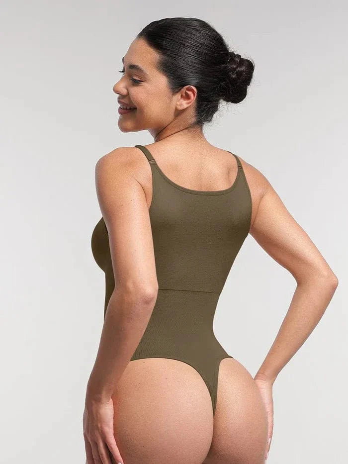 Valantomode | Smooth Tummy Control Bodysuit with Integrated Bra and Removable Padding