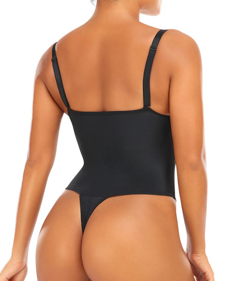Valantomode | Smooth Tummy Control Shaping Bodysuit with Integrated Bra