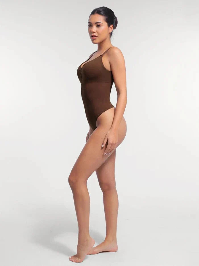 Valantomode | Seamless Tummy Control Bodysuit with Integrated Bra