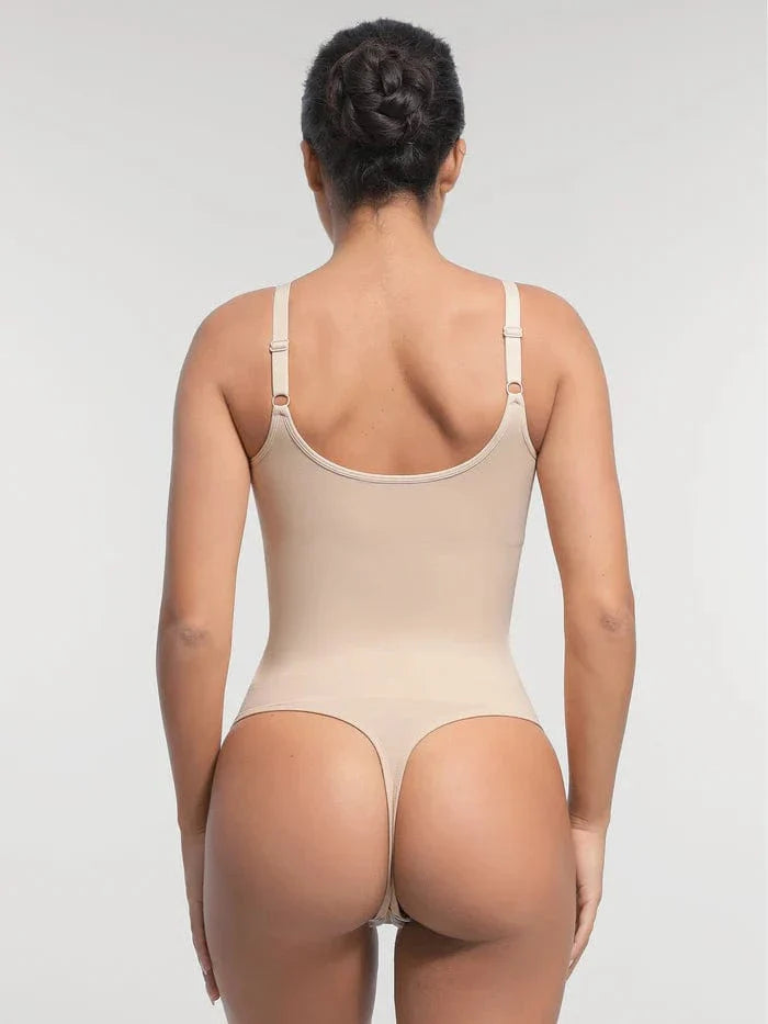 Valantomode | Seamless Tummy Control Bodysuit with Integrated Bra