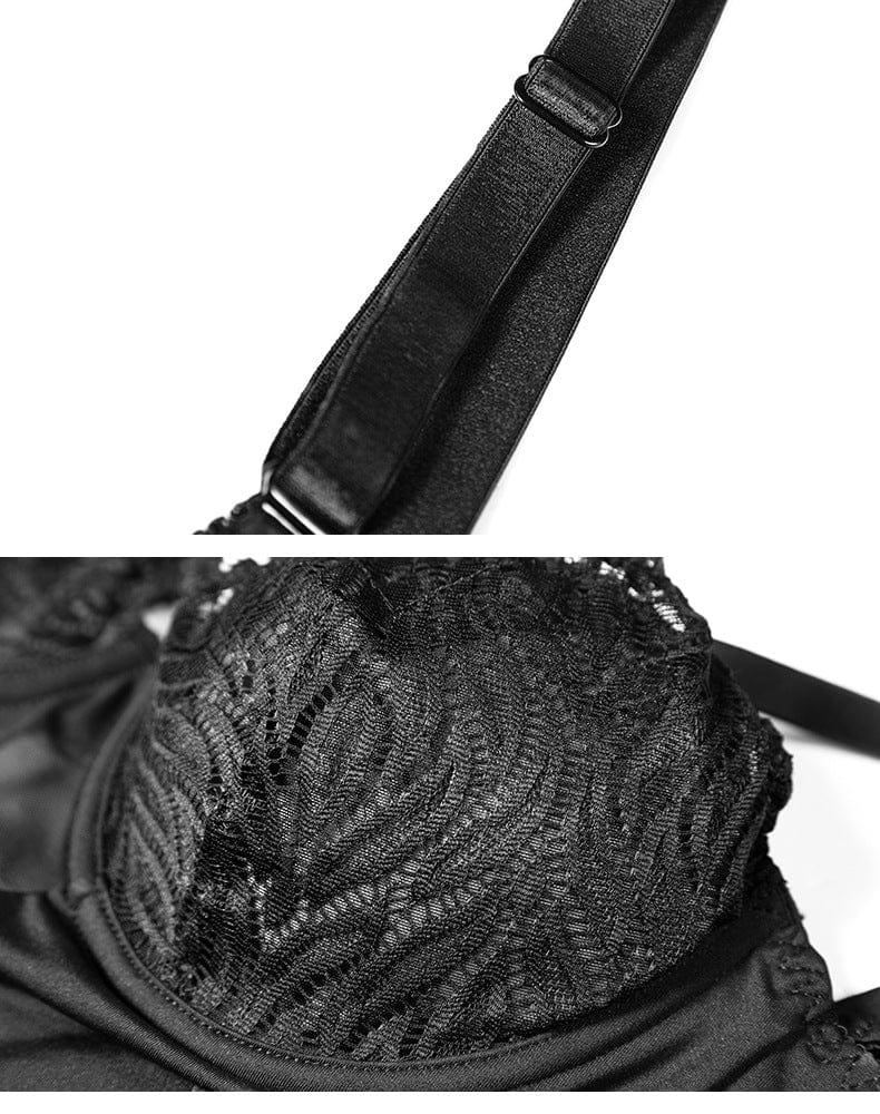 Valantomode | Lace Shapewear Bodysuit with Built-In Bra for Sculpting Low Back