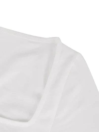 Valantomode | Long Sleeve Shapewear Bodysuit with Square Neck and Tummy Control