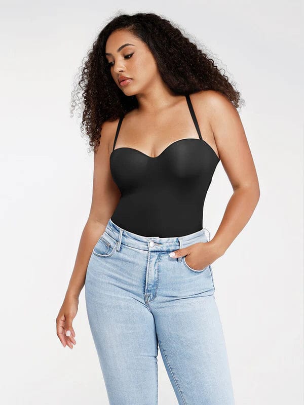 Valantomode | Strapless Underwire Tummy Control One-Piece Shapewear Bodysuit