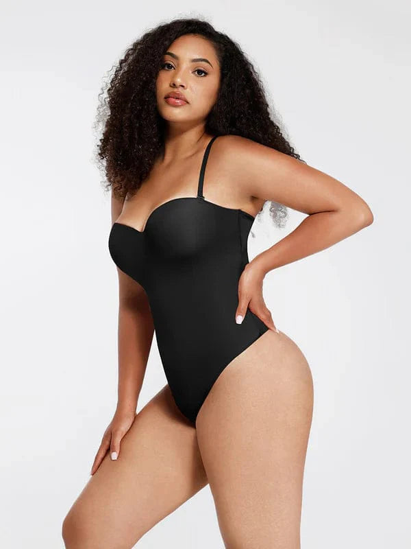 Valantomode | Strapless Underwire Tummy Control One-Piece Shapewear Bodysuit