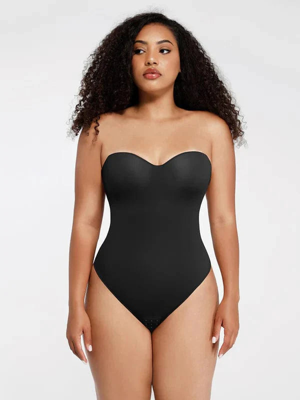 Valantomode | Strapless Underwire Tummy Control One-Piece Shapewear Bodysuit