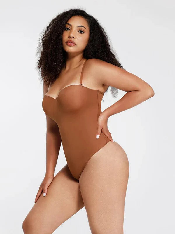 Valantomode | Strapless Underwire Tummy Control One-Piece Shapewear Bodysuit