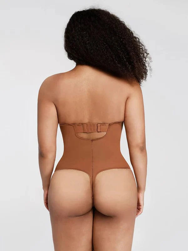 Valantomode | Strapless Underwire Tummy Control One-Piece Shapewear Bodysuit