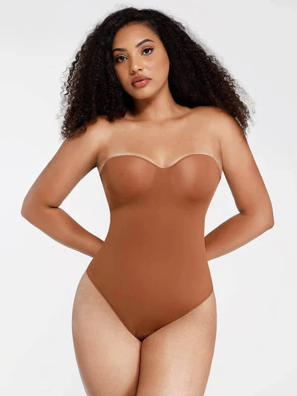 Valantomode | Strapless Underwire Tummy Control One-Piece Shapewear Bodysuit