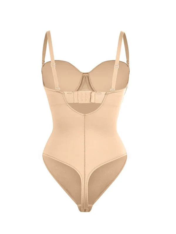 Valantomode | Strapless Underwire Tummy Control One-Piece Shapewear Bodysuit