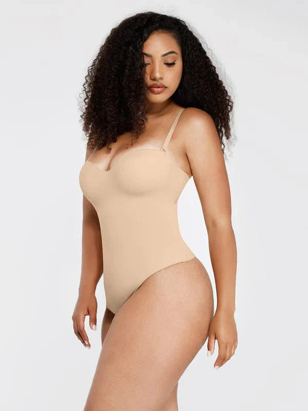 Valantomode | Strapless Underwire Tummy Control One-Piece Shapewear Bodysuit