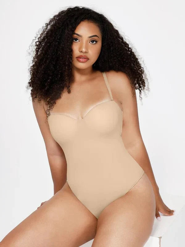 Valantomode | Strapless Underwire Tummy Control One-Piece Shapewear Bodysuit