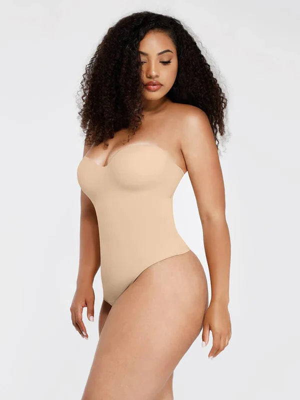Valantomode | Strapless Underwire Tummy Control One-Piece Shapewear Bodysuit