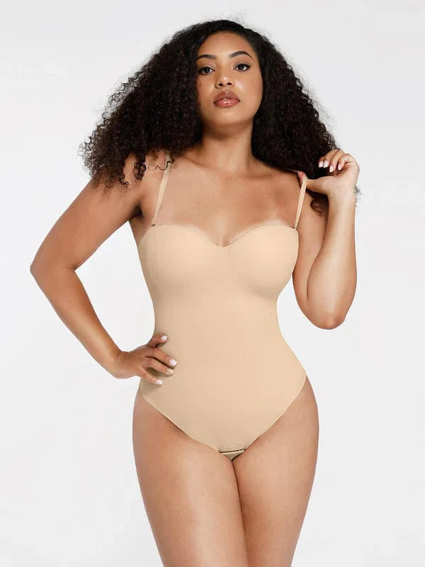 Valantomode | Strapless Underwire Tummy Control One-Piece Shapewear Bodysuit