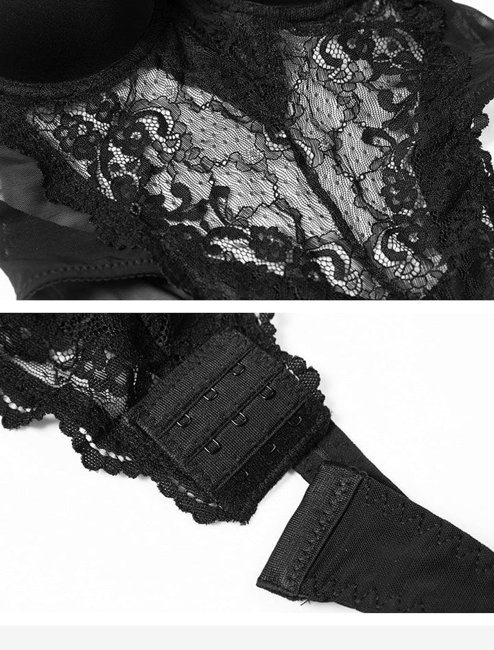 Valantomode | Lace Suspender Tights and Bodysuit Shapewear with Tummy Control