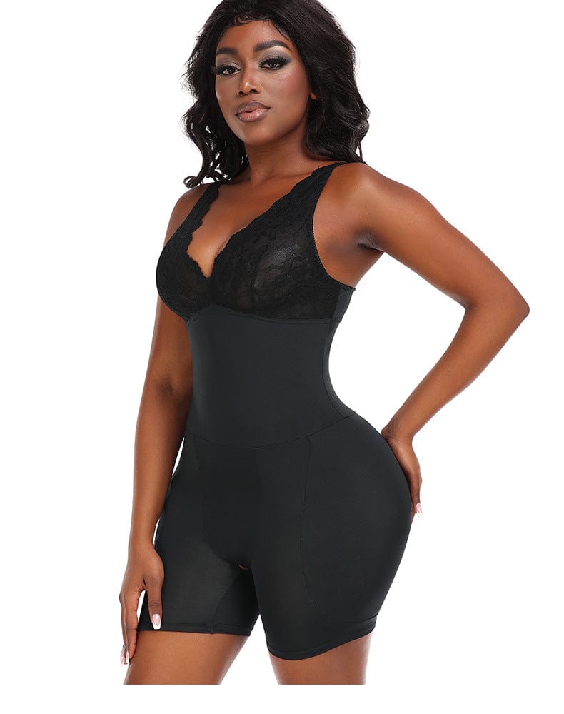 Valantomode | Women's Shaping Bodysuit with Tummy Control, Hip Lift, Bust Support, Abdominal Compression, Adjustable Straps, and Low Back Design