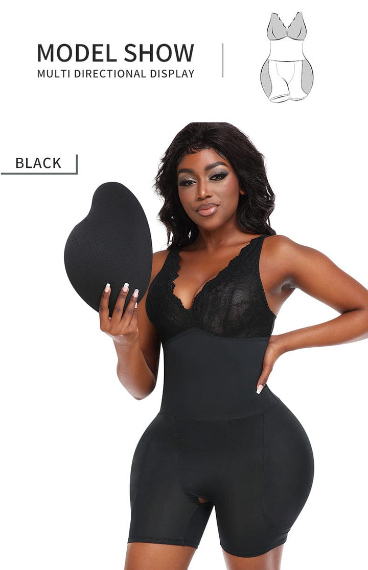 Valantomode | Women's Shaping Bodysuit with Tummy Control, Hip Lift, Bust Support, Abdominal Compression, Adjustable Straps, and Low Back Design