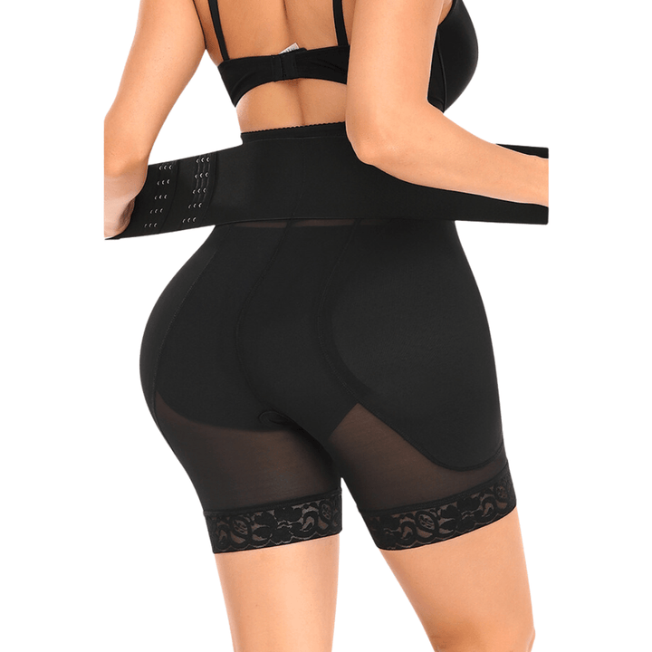 Valantomode | Waistband Tummy Control Shaper Shorts with Open Gusset