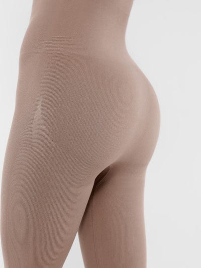Valantomode | Seamless Yoga Bodysuit with Built-in Bra and Sculpted Butterfly Back