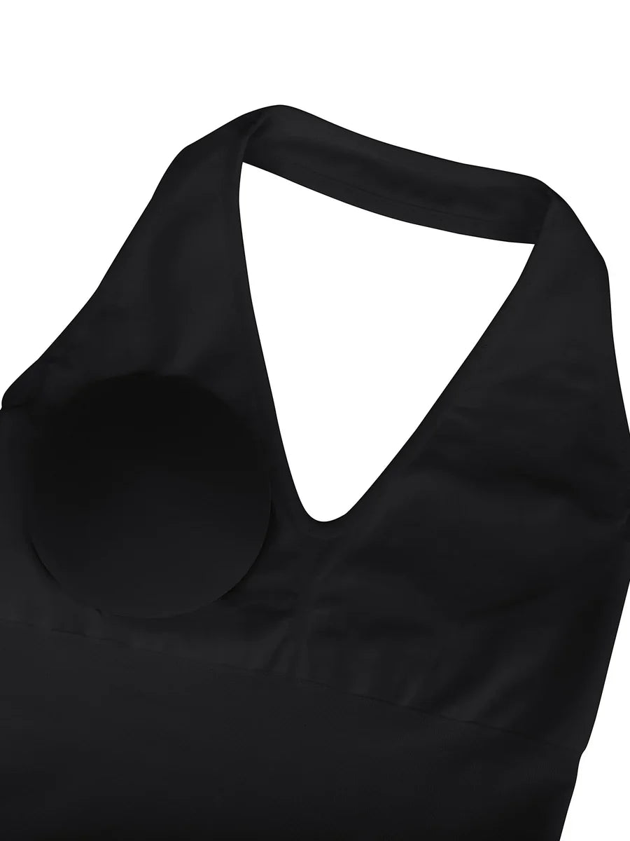 Valantomode | Shaping Bodysuit with Halter Neck and Waist Control