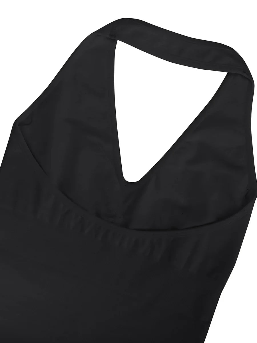 Valantomode | Shaping Bodysuit with Halter Neck and Waist Control