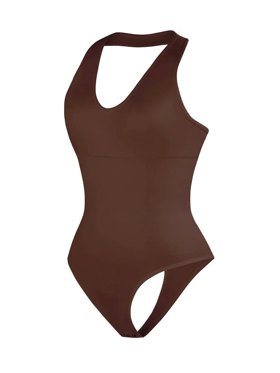 Valantomode | Shaping Bodysuit with Halter Neck and Waist Control