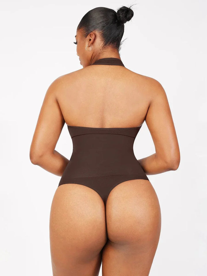 Valantomode | Shaping Bodysuit with Halter Neck and Waist Control