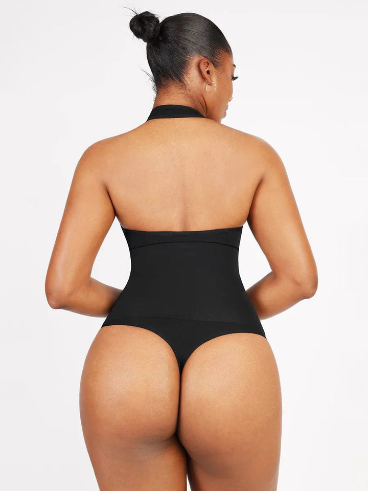 Valantomode | Shaping Bodysuit with Halter Neck and Waist Control