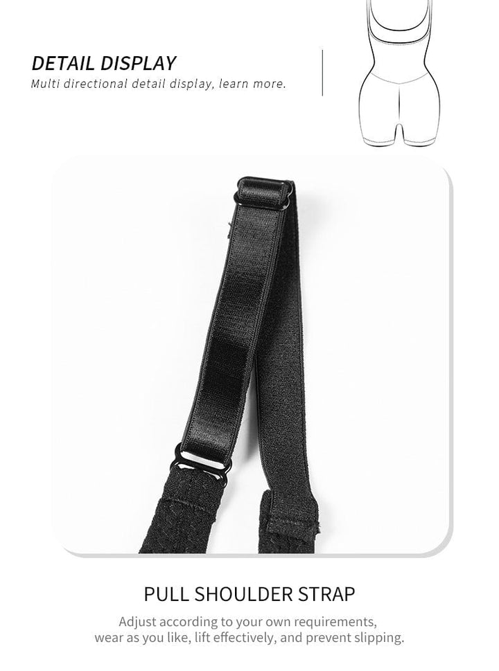 Valantomode | Women's Shaping Bodysuit with Tummy Control and Bum-Lifting Hip Pads