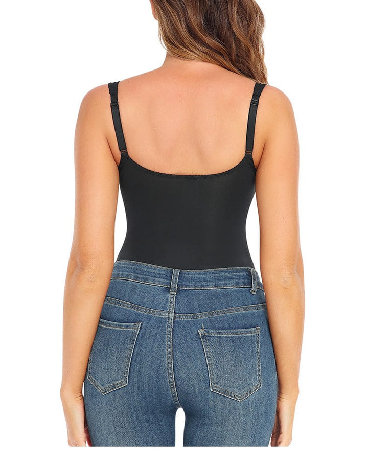 Valantomode | Adjustable Straps Women's Shaping Bodysuit with Tummy Control and Bust Support