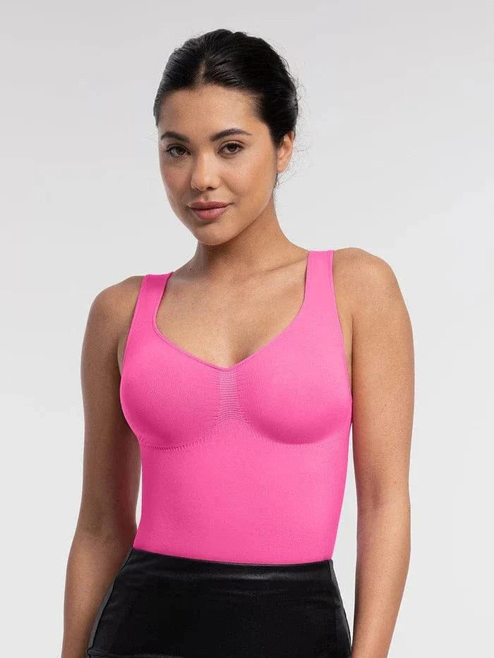 Valantomode | Women's Shaping Bodysuit with T-Back Brief for Tummy Control and Bust Support