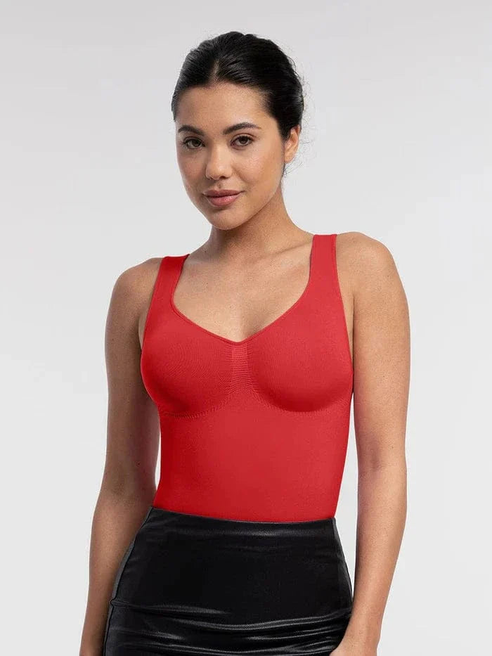 Valantomode | Women's Shaping Bodysuit with T-Back Brief for Tummy Control and Bust Support
