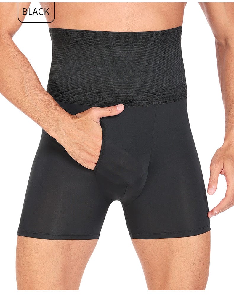 Valantomode | Men's High-Waisted Slimming Tummy Control Shaping Boxer Briefs