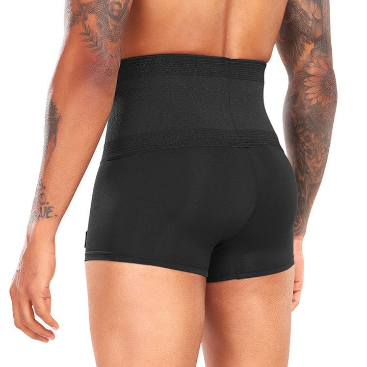 Valantomode | Smooth High-Waisted Compression Boxer Shorts for Men