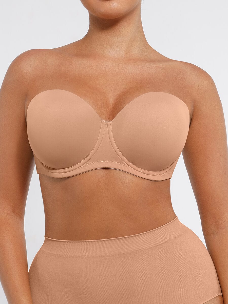 Valantomode | Strapless Underwire Push-Up Bra