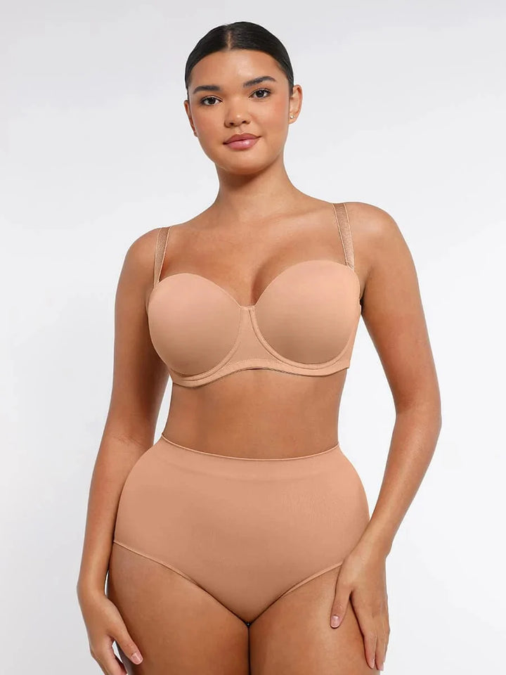 Valantomode | Strapless Underwire Push-Up Bra