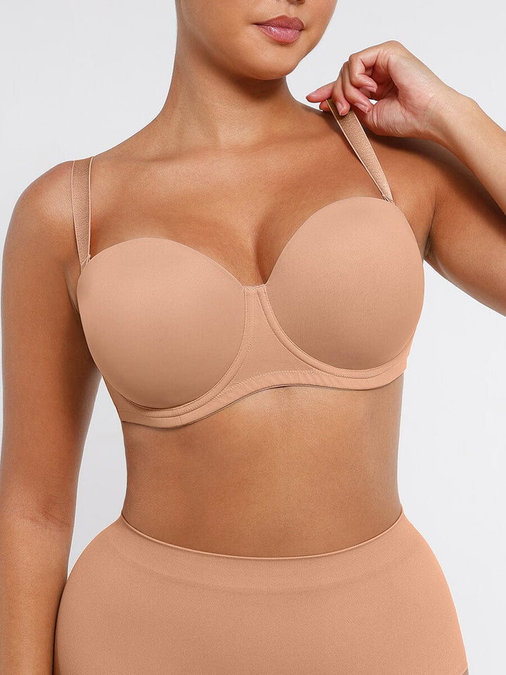 Valantomode | Strapless Underwire Push-Up Bra