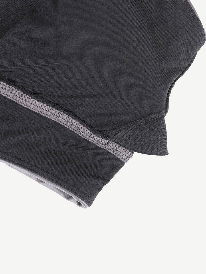 Valantomode | Silver Film Sauna Sports Bra with Removable Cups for Shaping