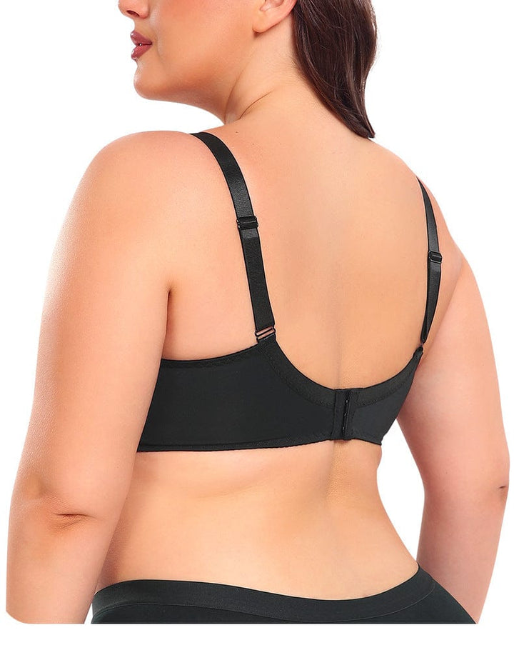 Valantomode | Ultra-Slim Lace Push-Up Bra with Steel Ring Support